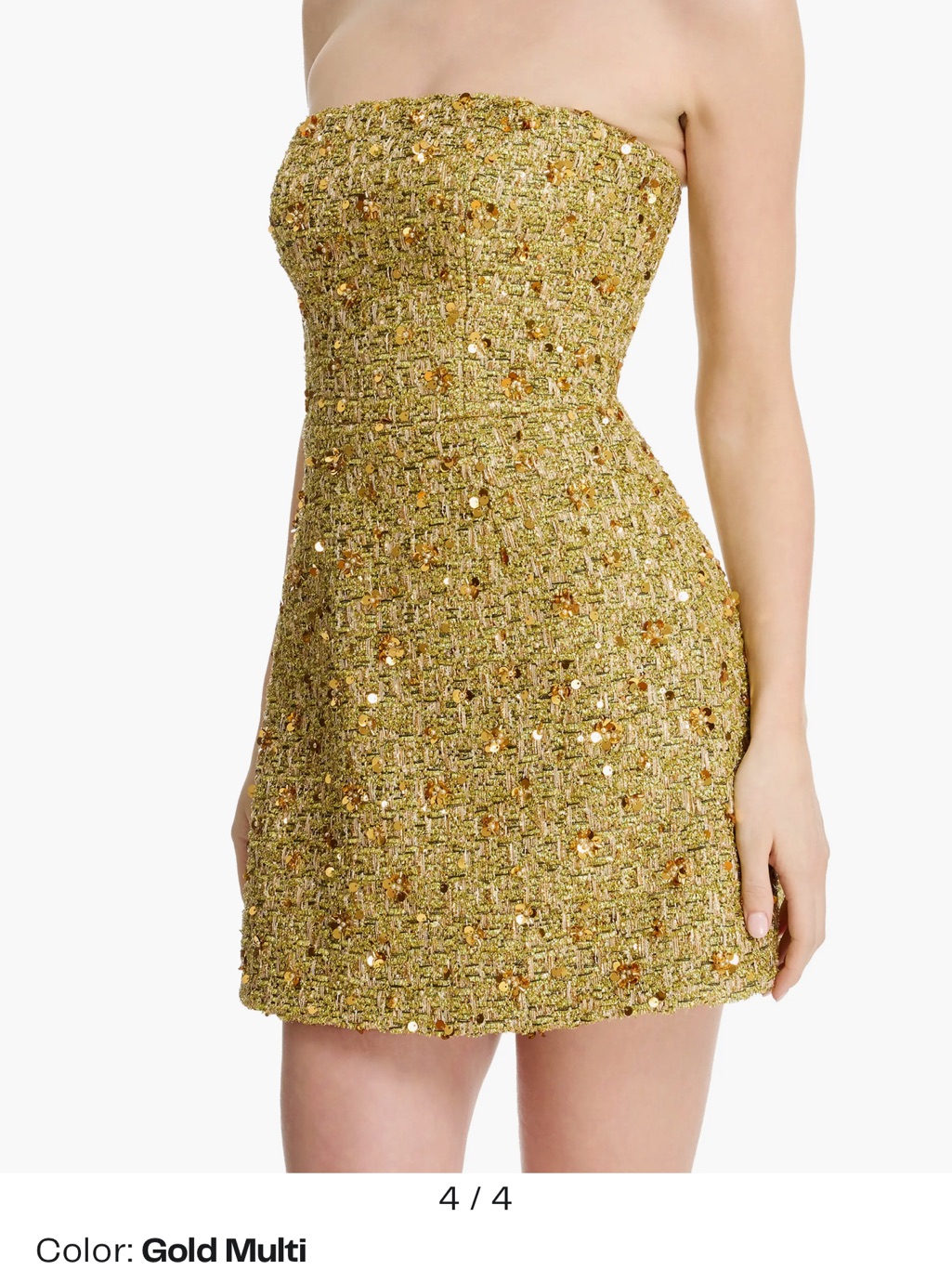 Nwt! Dress The Population Scottie Dress